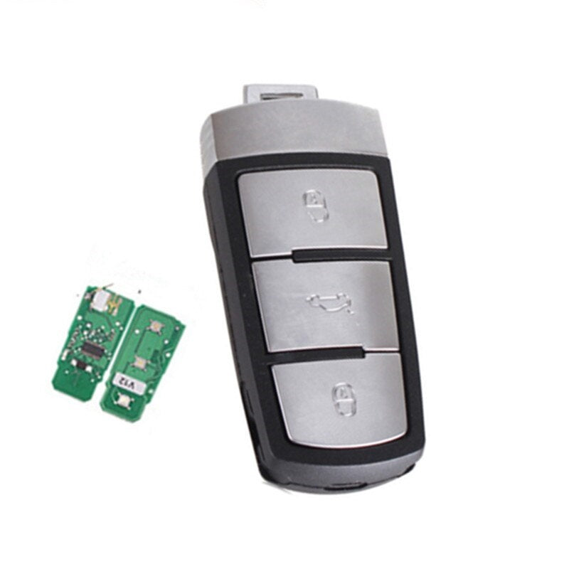 Cheie completa compatibila Volkswagen Passat B6 B7 CC, cu cip ID48 , telecomanda si baterie