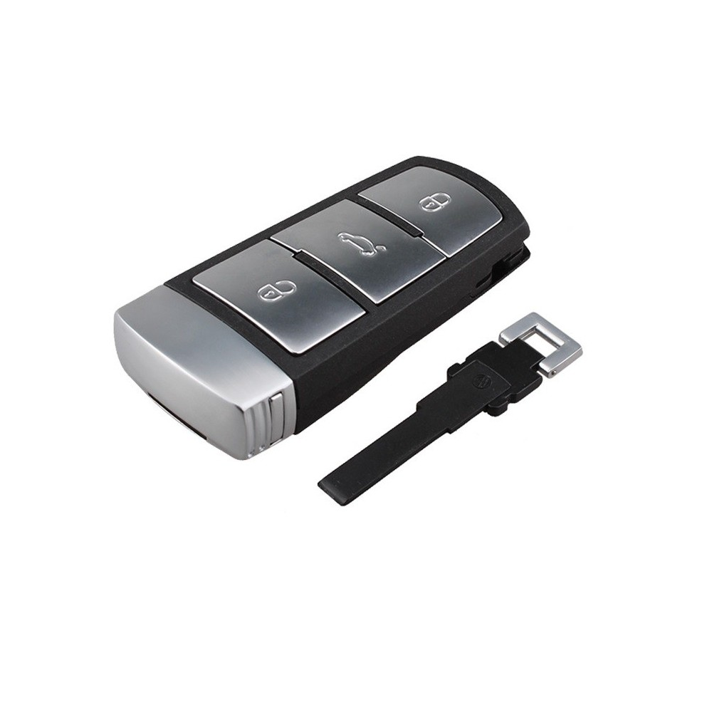 Carcasa cheie Volkswagen Passat B6 B7 CC , 3 butoane plus lamela de urgenta