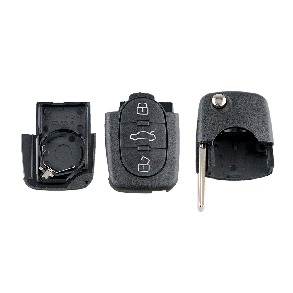Carcasa cheie Audi A2 A3 A4 A6 A8- flip, 3 butoane