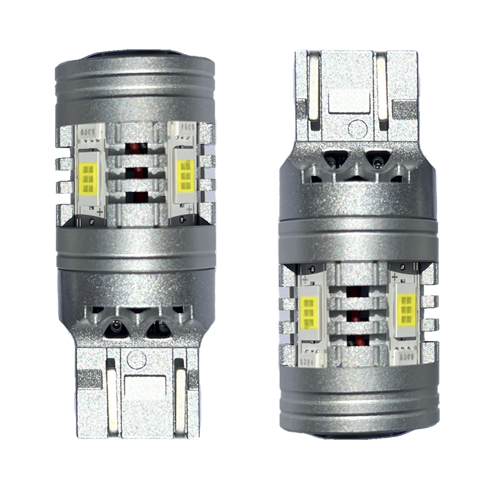 Set 2 x bec LED T20 W21W W21/5W 5000 lm  Super Canbus - fara eroare