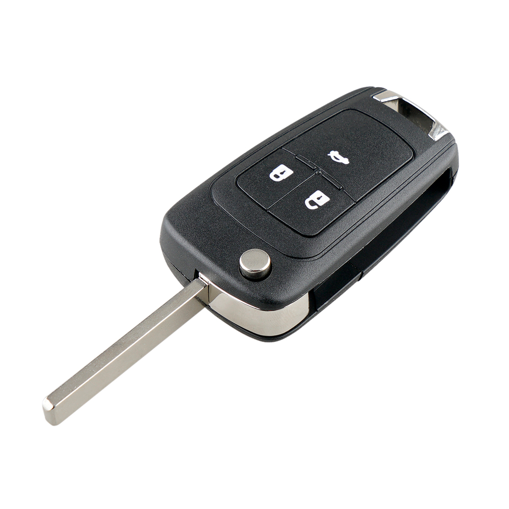 Cheie completa compatibila Opel Astra J , Corsa E , Insignia , Zafira C 3 butoane , telecomanda 433Mhz, cip PCF7946