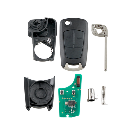 Cheie completa compatibila Opel Corsa D, Meriva, telecomanda 433Mhz, cip PCF7941
