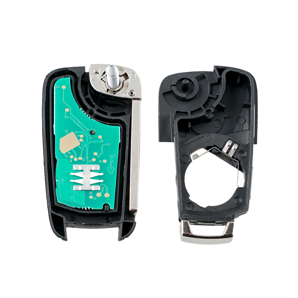 Cheie completa compatibila Opel Astra J , Corsa E , Insignia , Zafira C 3 butoane , telecomanda 433Mhz, cip PCF7946