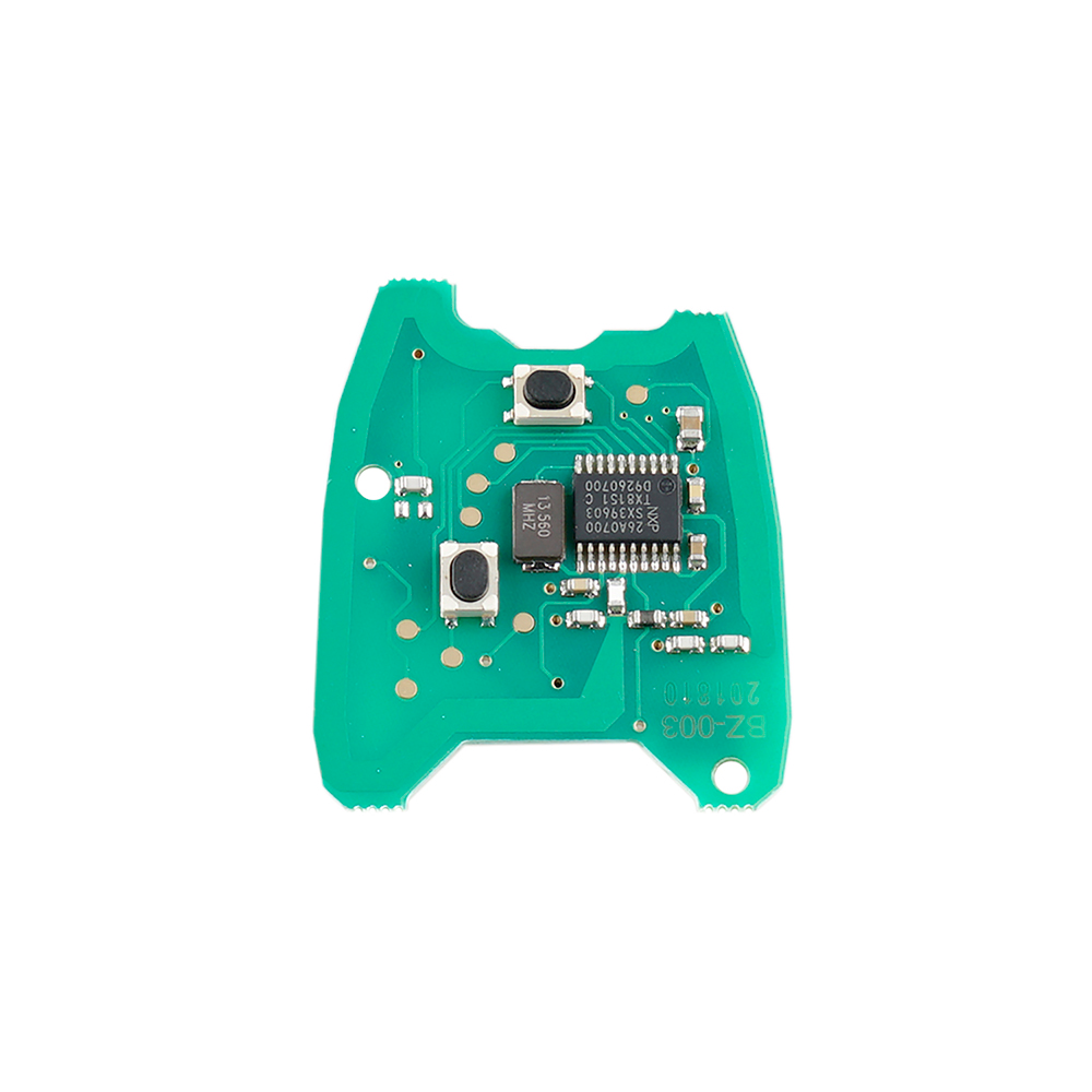 Cheie completa compatibila Peugeot 307 Citroen C1 C2 C3 , telecomanda 433Mhz, cip ID46 ( PCF7961 )