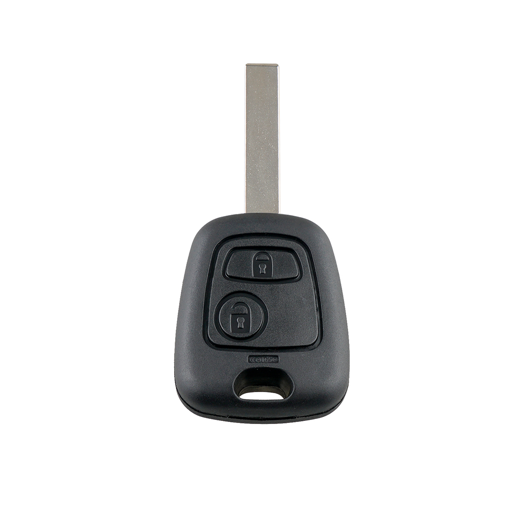 Cheie completa compatibila Peugeot 307 Citroen C1 C2 C3 , telecomanda 433Mhz, cip ID46 ( PCF7961 )
