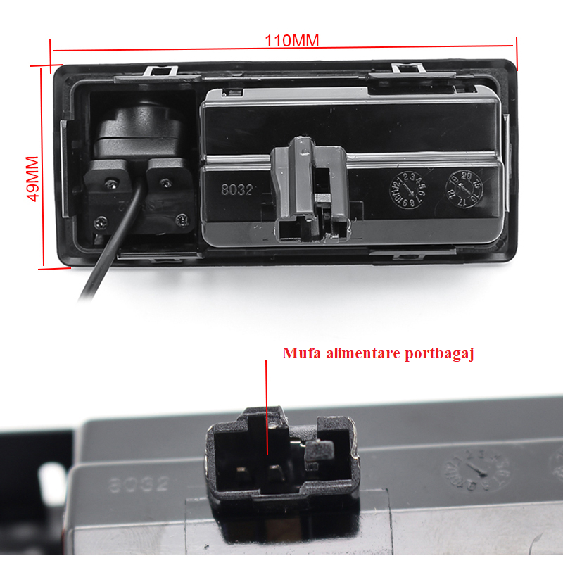 Camera marsarier compatibil Audi A4L VW Touran Tiguan