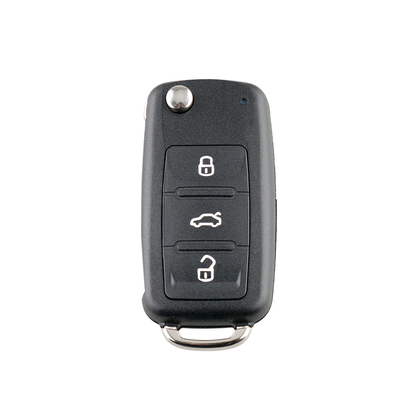 Cheie completa compatibila Volkswagen Skoda Seat model nou, telecomanda 433mhz, cip ID48