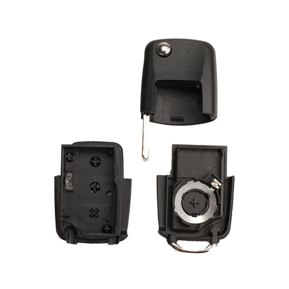 Cheie completa compatibila Volkswagen Skoda Seat Audi, telecomanda 433mhz, cip ID48
